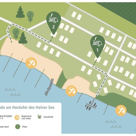 Haus Im Schilf 2 - Ferienwohnungen Am Hainer See Bei Leipzig Neukieritzsch المظهر الخارجي الصورة
